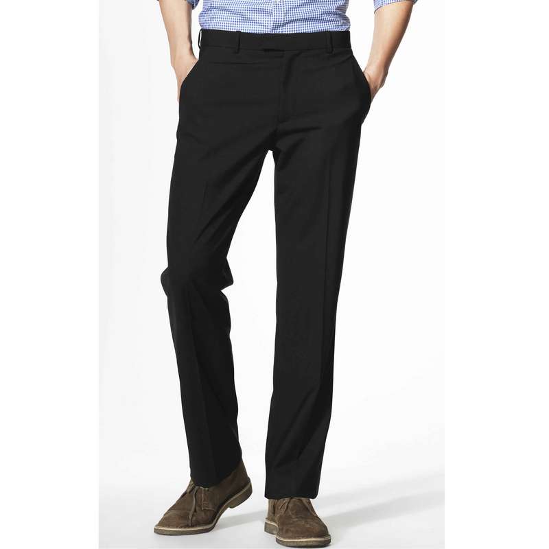 Pantalon droit basique, , large