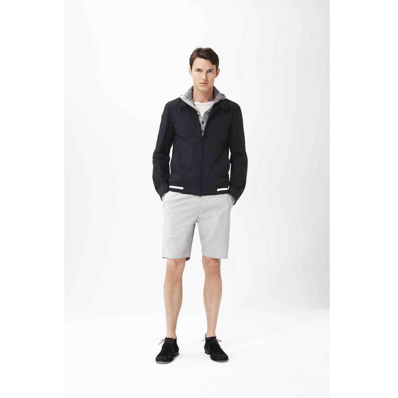 Blouson aviateur été, NOIR, large