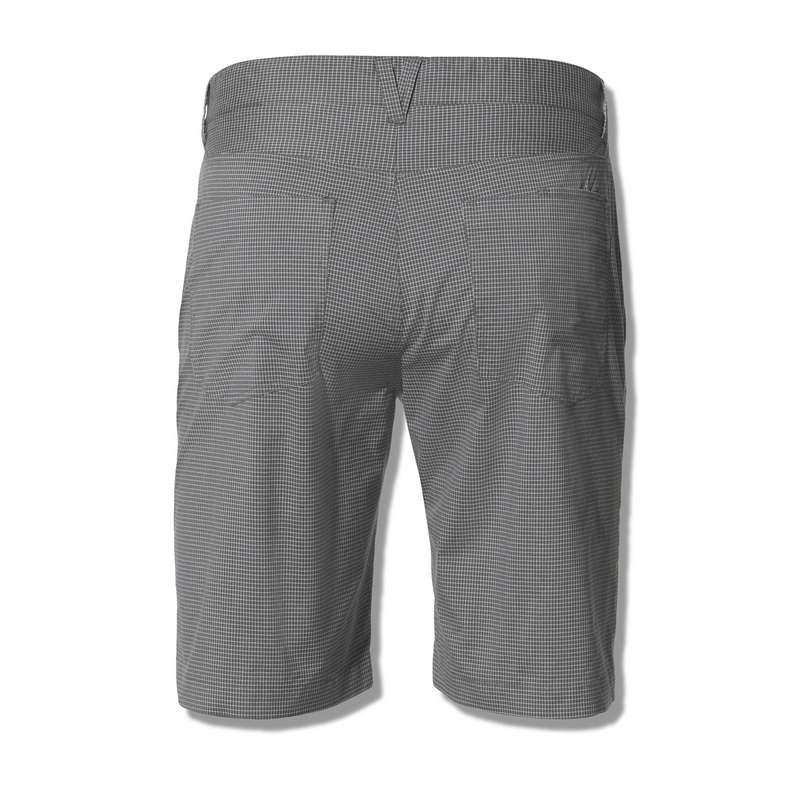 Short coupe droite, Gris, large
