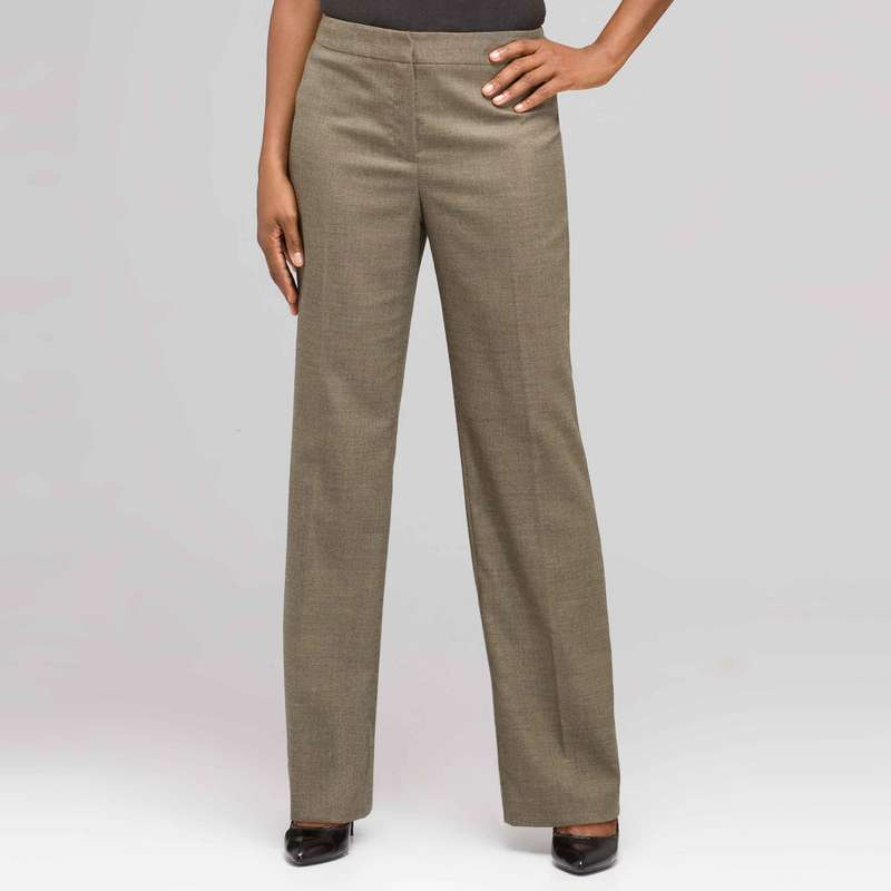 Pantalon classique en tweed, , large