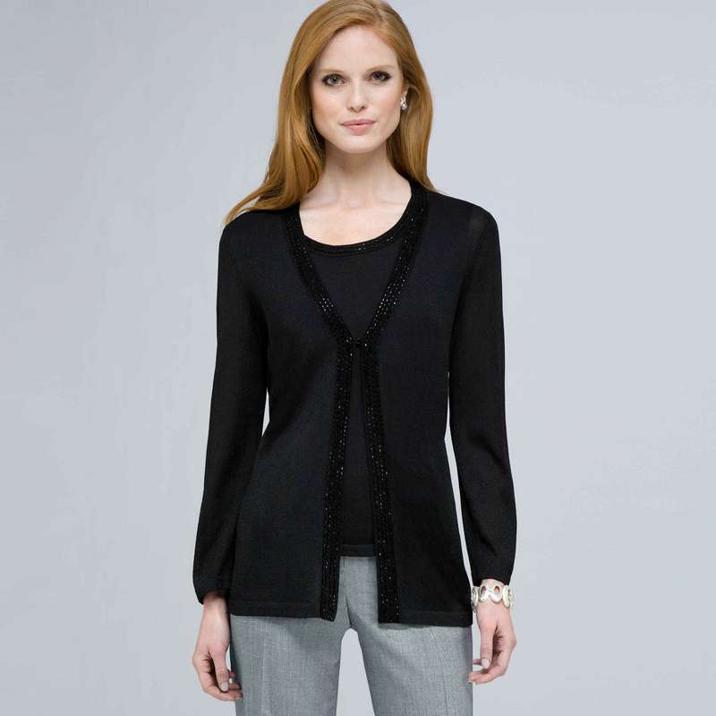 Gilet brodé de perles, , large