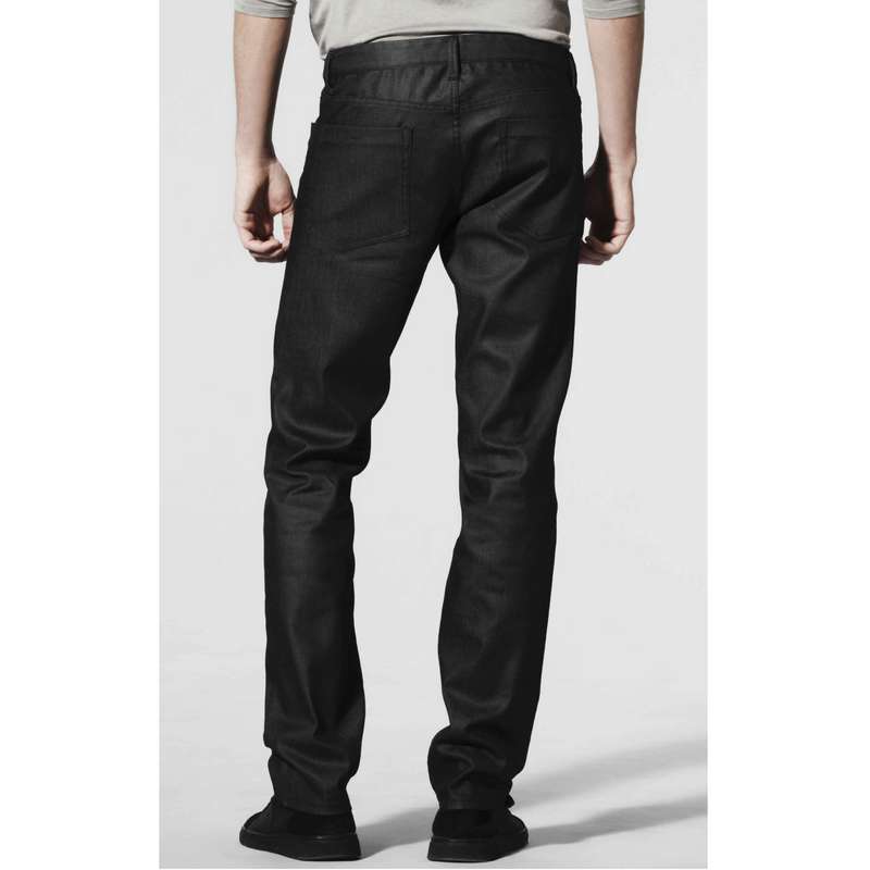 Pantalon en denim habillé, Indigo, large