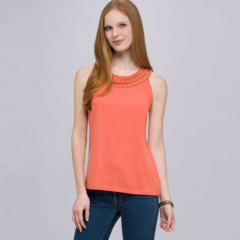 Débardeur ajouré, , large