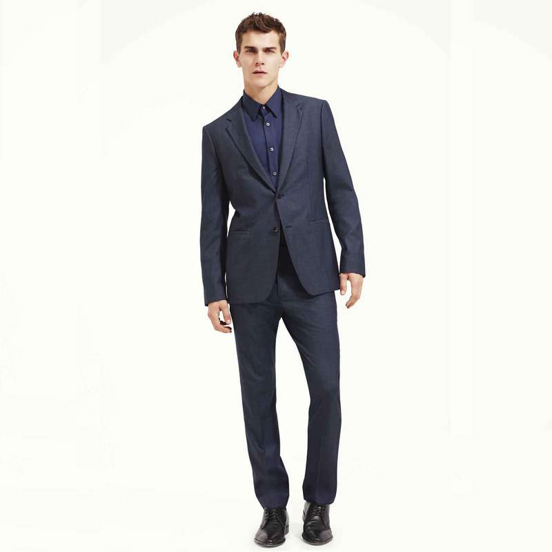 Pantalon droit, Noir, large