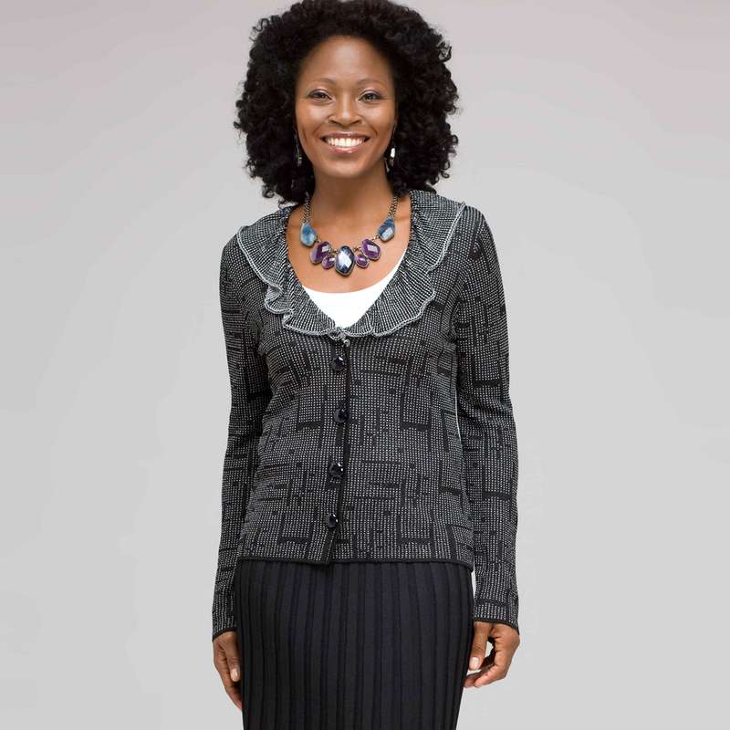 Gilet à volants, , large