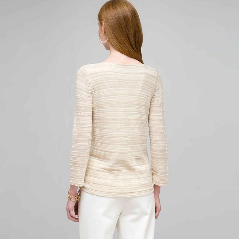 Top à col drapé, Stone foncé, large