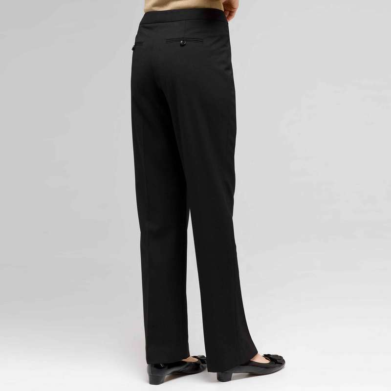 Pantalon classique, Noir, large