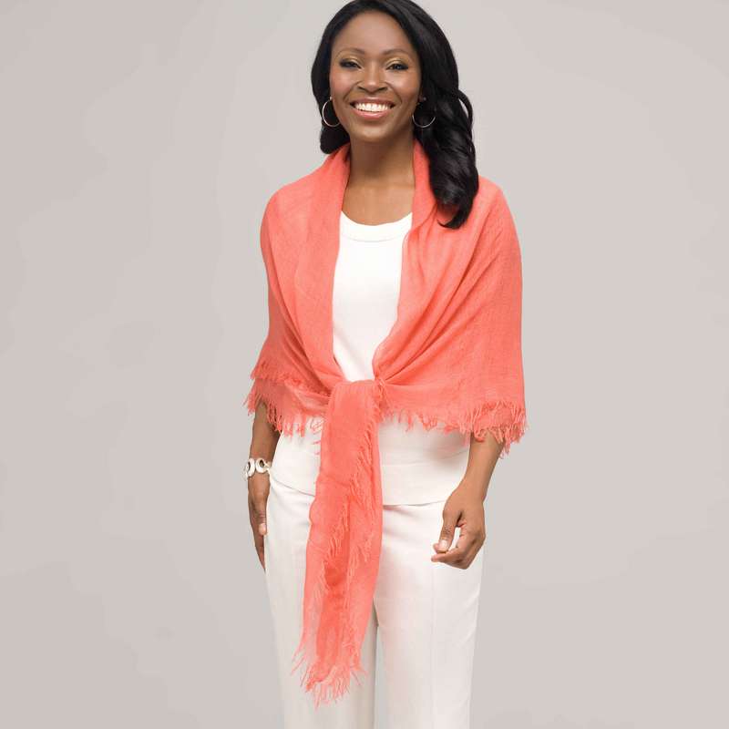 Étole luxe unie, , large