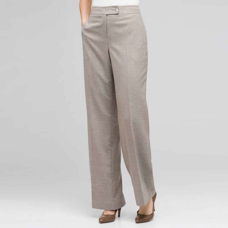 Pantalon classique sans pli, , large